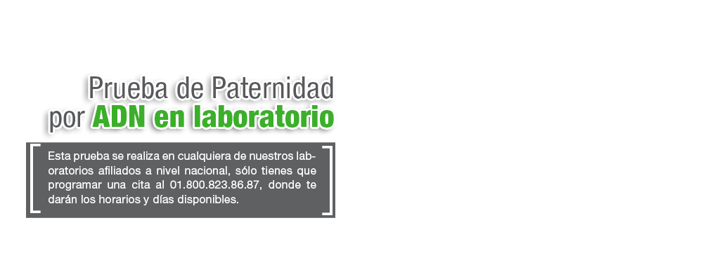 Prueba de paternidad por ADN en laboratorio